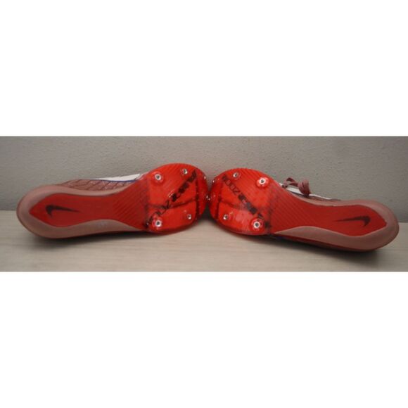 Nike HQ2058-600 Men's Sz 8 Women's Sz 9.5 Red Maxfly 2 Track Spikes Cleats - Picture 5 of 13